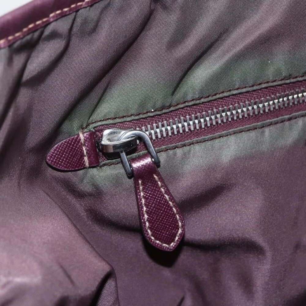 PRADA Tote Bag Nylon Pink Silver Auth bs31047 - Picture 13 of 16